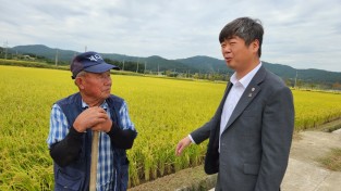 박원종 도의원, 친환경 쌀 안전성 확보 현장 행정 펼쳐
