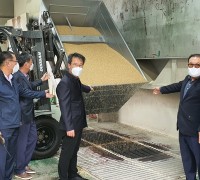 전남농협, 수확기 관내 미곡처리장(RPC) 수매 현장 점검