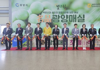 광양시농협조합공동사업법인 「명품 광양매실 첫 출하식 및 현판식」개최